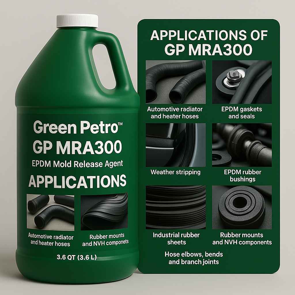 GP MRA300 – EPDM Mold Release Agent packaging and application demo
