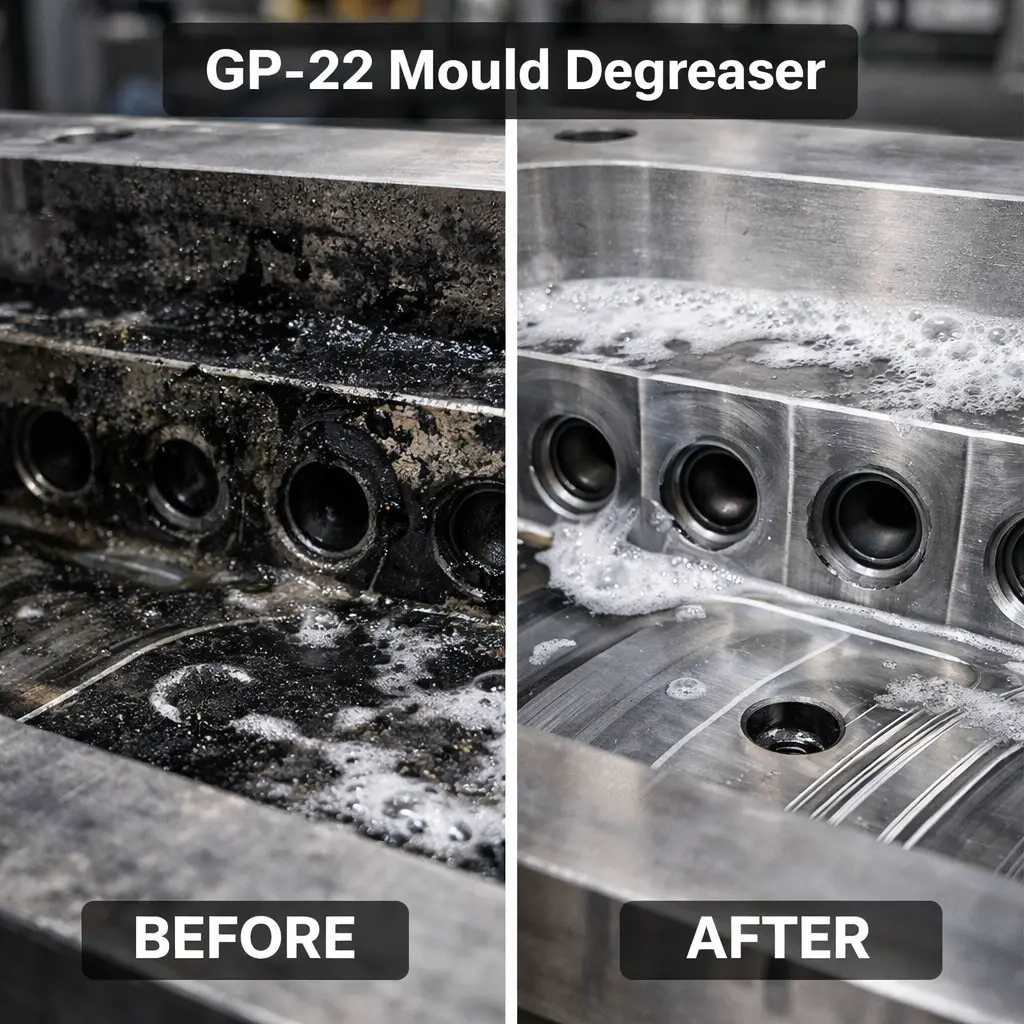 Rubber mould cleaner India GP-22 degreaser cleaning mold surface