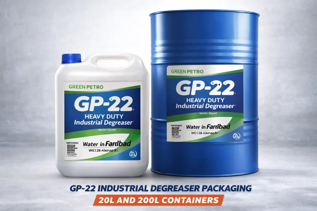 heavy duty industrial degreaser GP-22 packaging Industrial Degreaser Manufacturer India